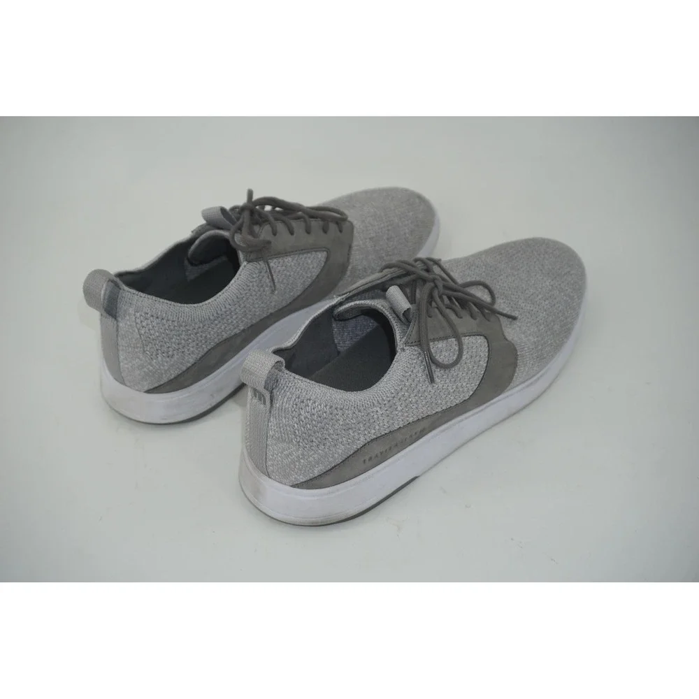 TravisMathew The Modern One Shoes Gray Knit Lace Up Men's Size 13